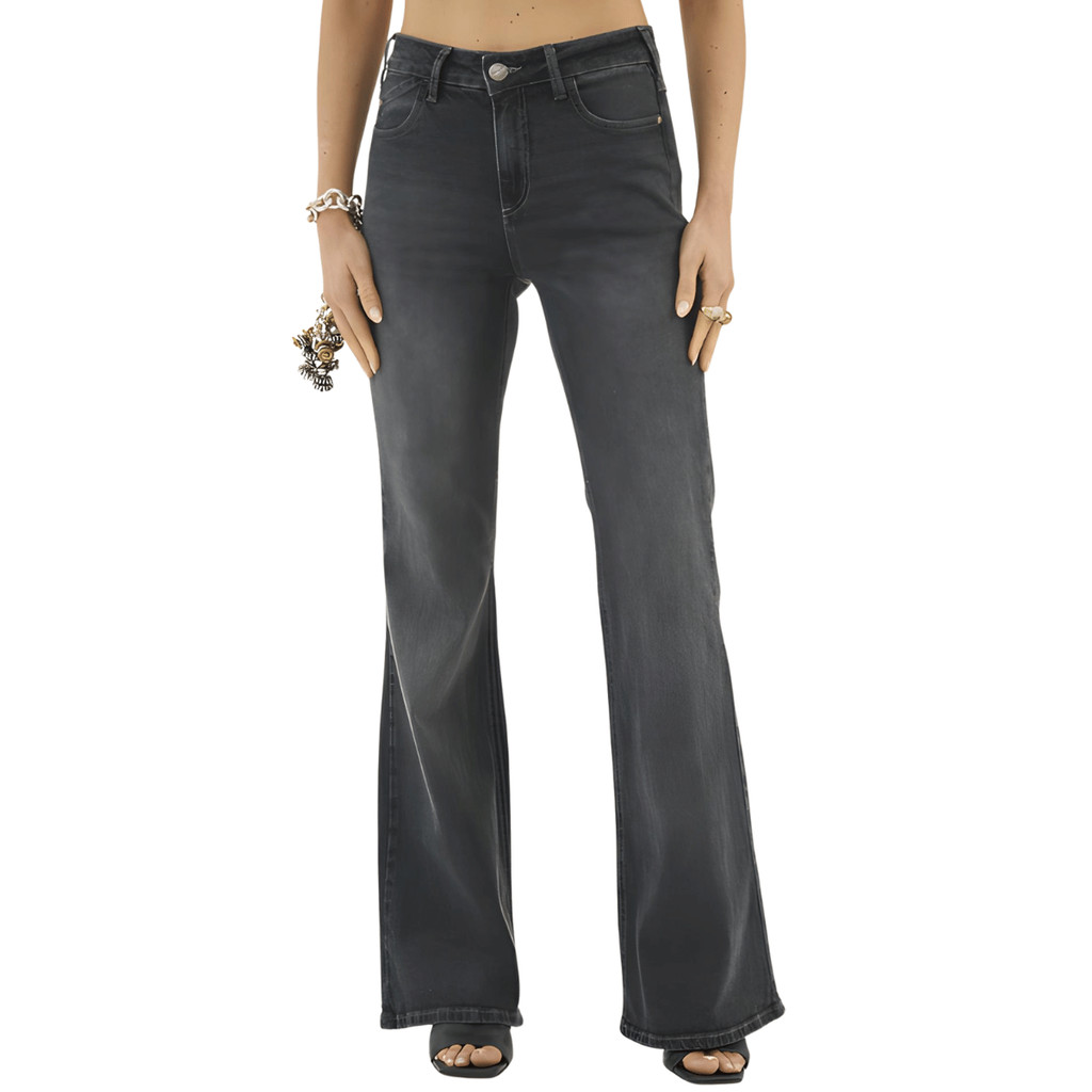 Calça Jeans Feminina Flare Estonada Bia Colcci