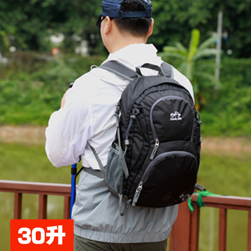 Caminhadas ao ar livre saco de escalada grande capacidade das mulheres dos homens mochila de viagem de curta distância c