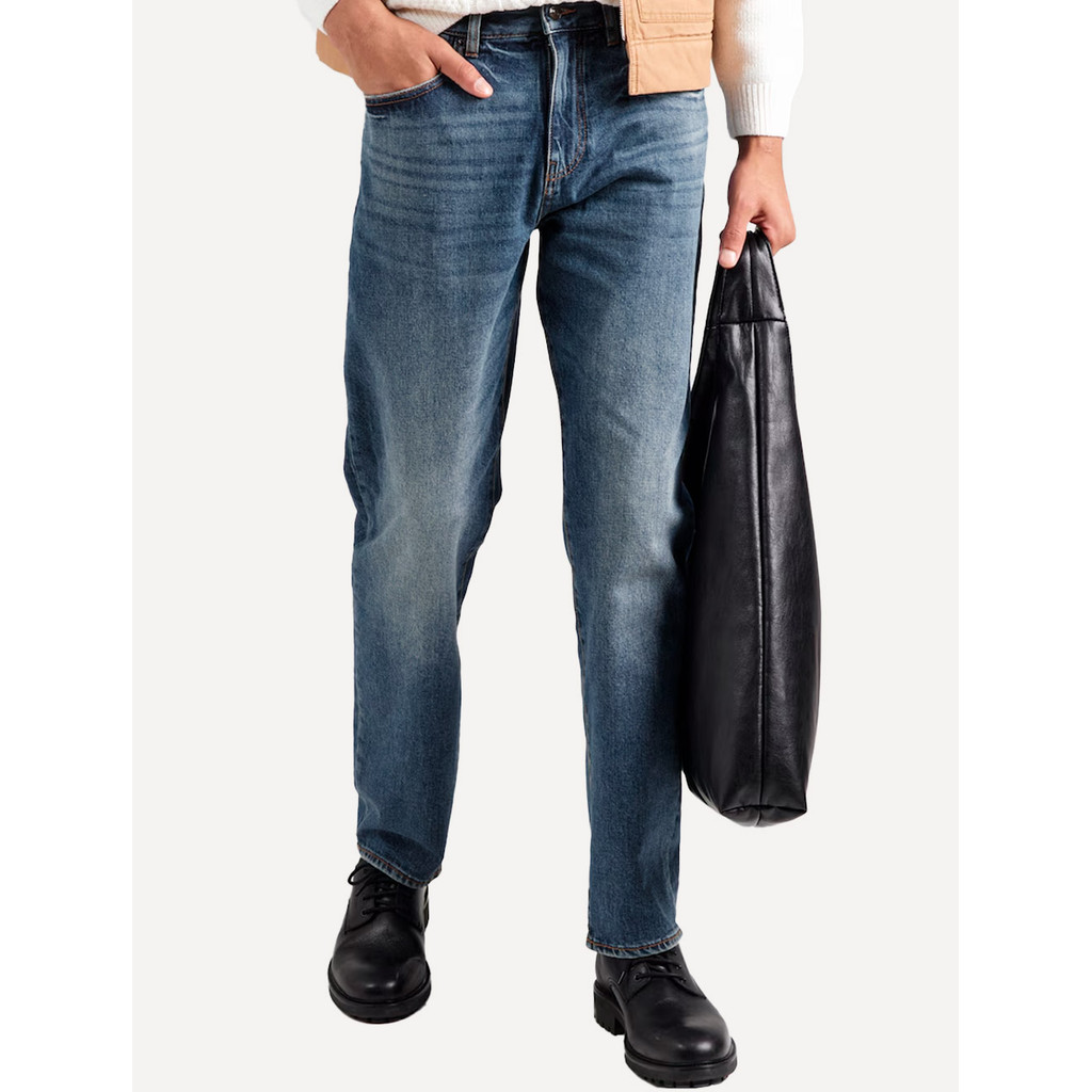 Calça Jeans Armani Exchange Original Masculina J14 Slim Fit 5 Pockets Azul