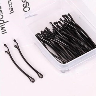 Clipe de aço preto cartão preto invisível clipe atrás do pescoço pequeno grampo de cabelo cabeça arco curvo cabelo quebr
