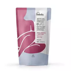 Refil Creme Desodorante Nutritivo para o Corpo Tododia Amora Vermelha e Jabuticaba 400 ml