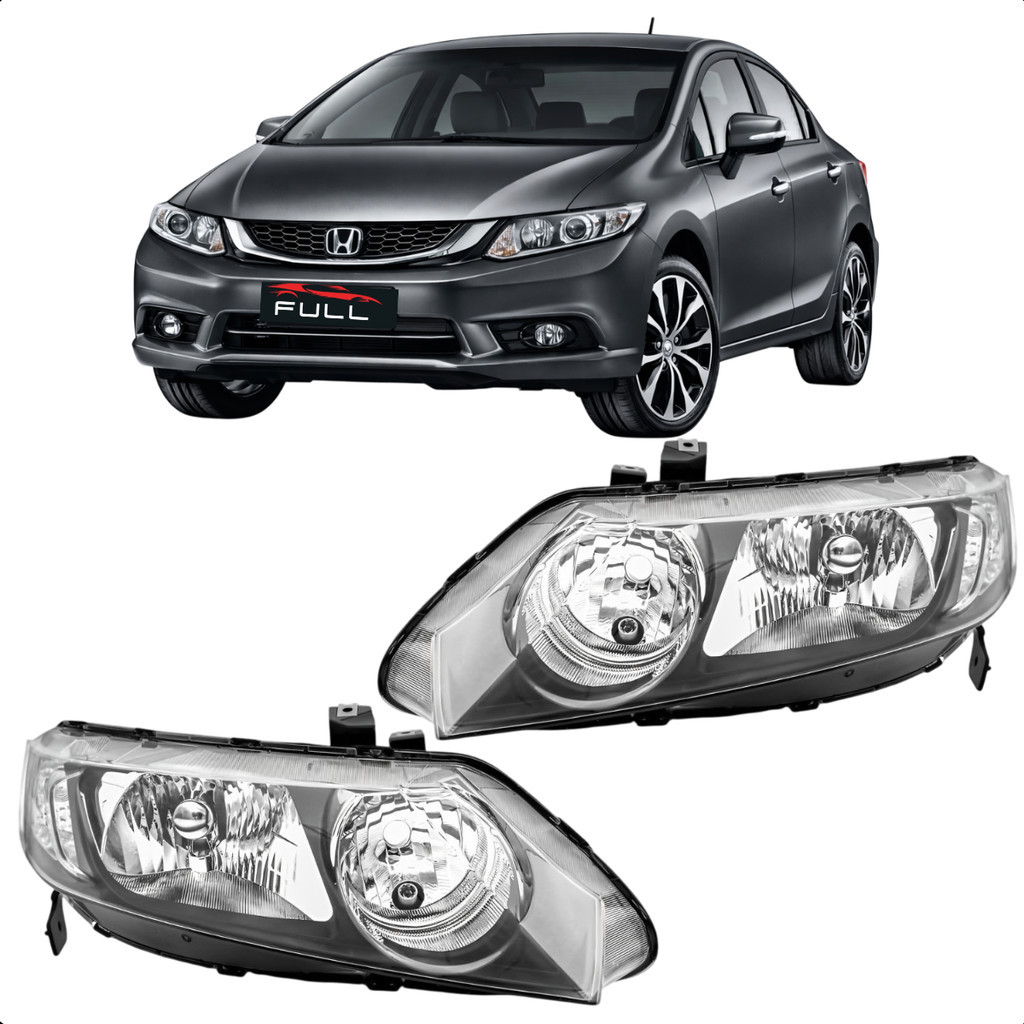 Par Farol Honda Civic 2007 2008 2009 2010 2011