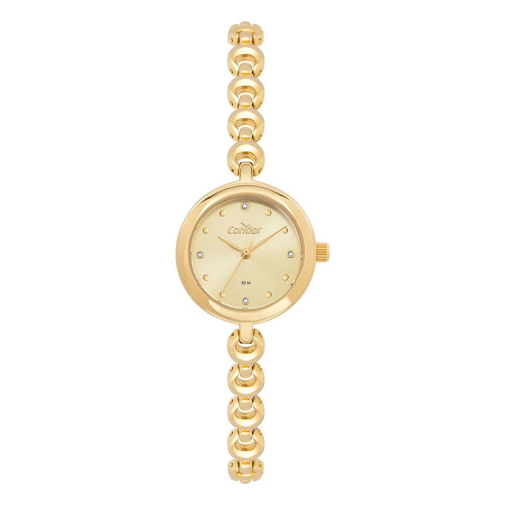Relógio Condor Feminino Elos Dourado - CO2035NZT/5X