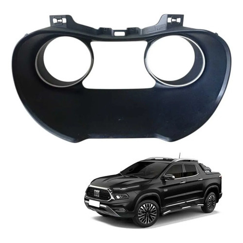 Moldura Painel Instrumento Fiat Toro 2016 A 2021 Preto