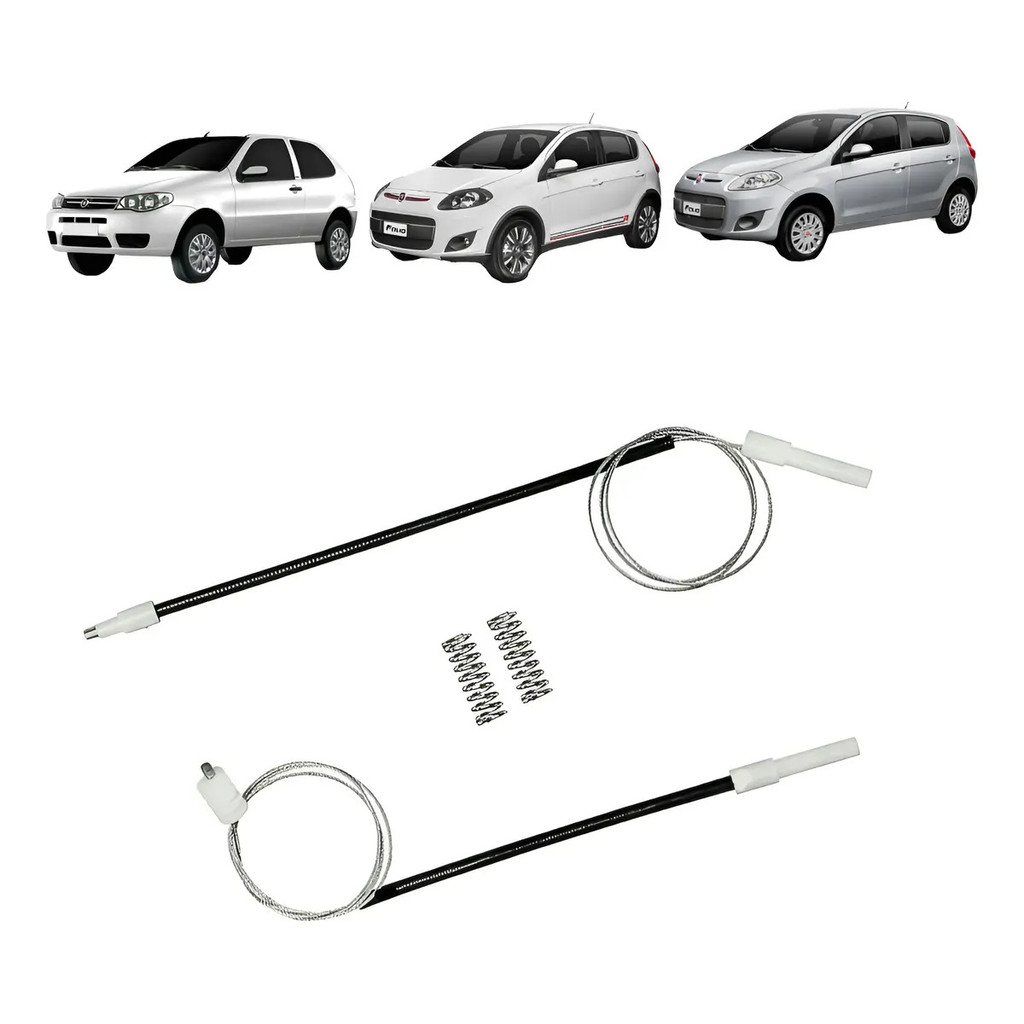 Kit Reparo Máquina Manual Vidro Traseiro Palio E Siena Todos