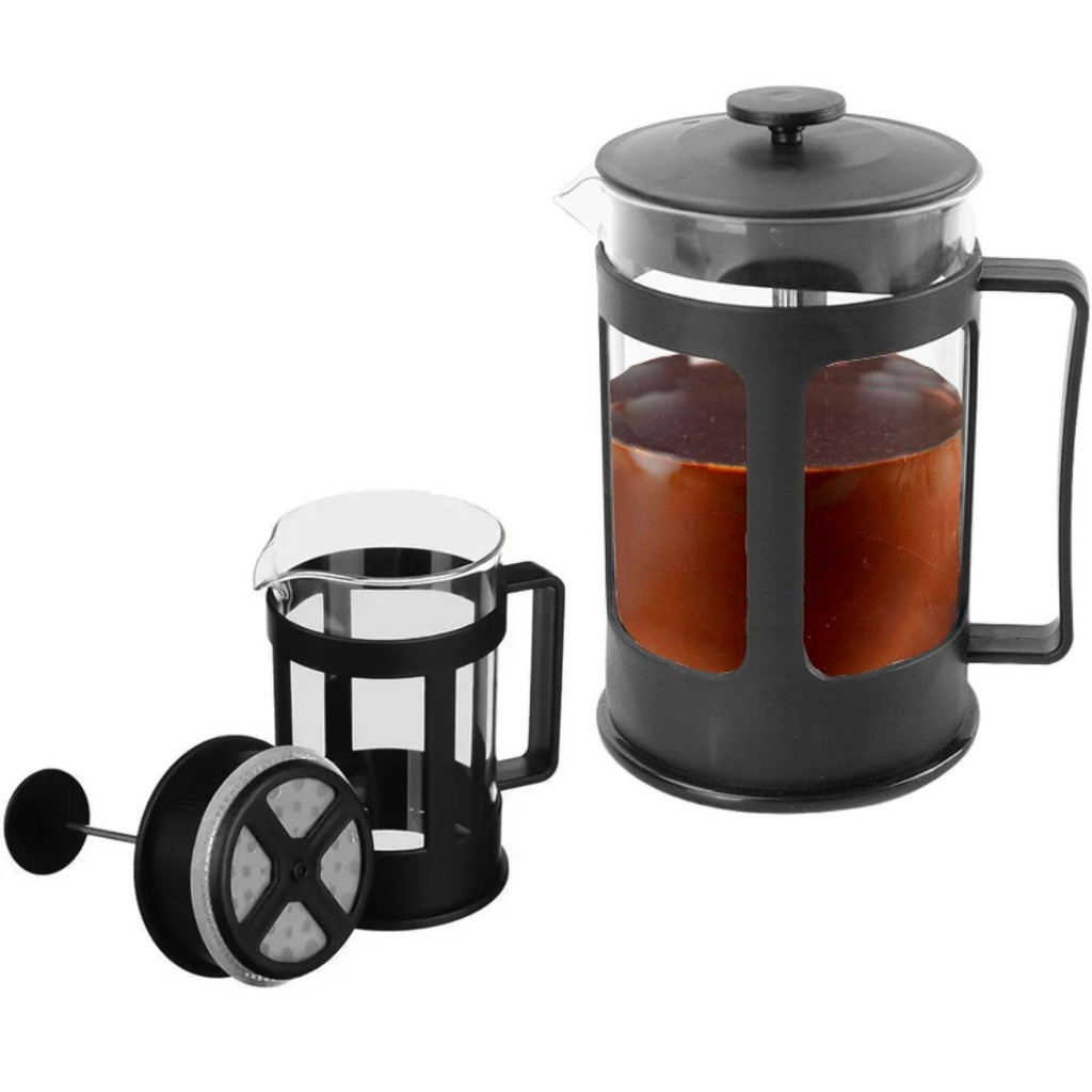 Cafeteira Wincy 600ml Vda1502 Manual Preta Prensa Francesa Cremeira