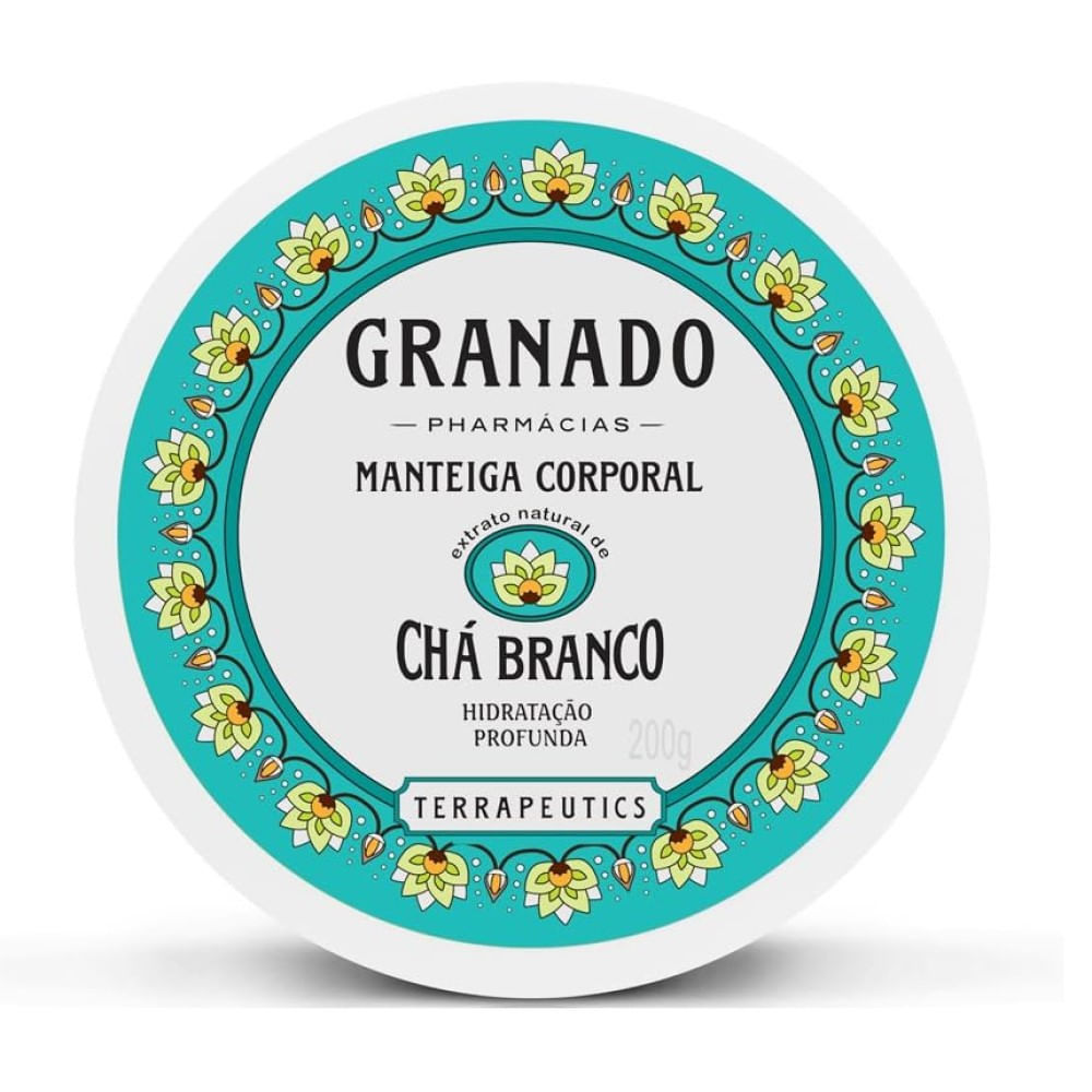 Manteiga Corporal Granado Terrapeutics Chá Branco 200g