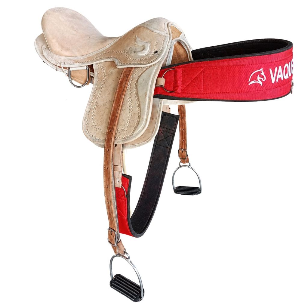cela de cavalo vaquejada completa de couro