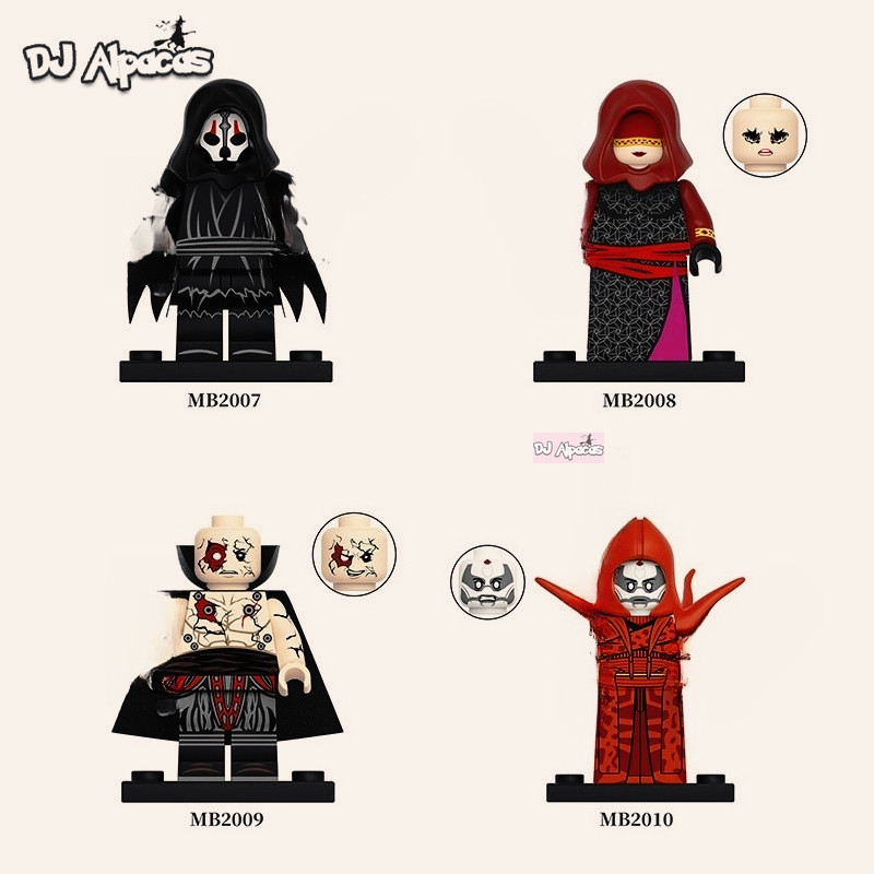 Blocos De Construção Figuras Brinquedo Colecionável MB2007 MB2008 MB2009