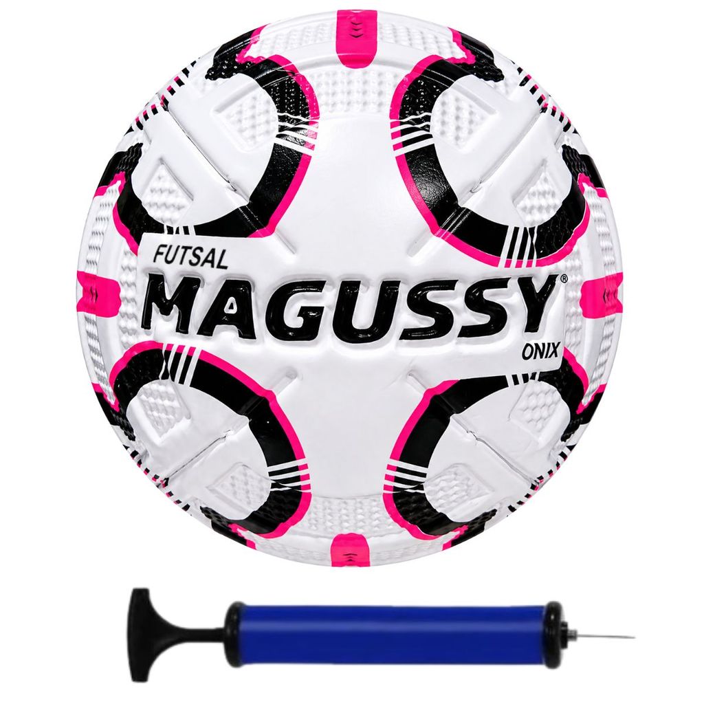 Bola de Futebol Futsal Salão Magussy Onix + Bomba de Ar