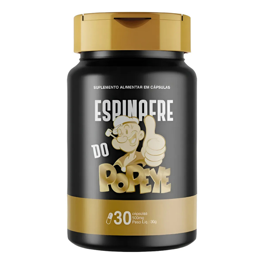 Espinafre do Popeye 30 Cápsulas – Suplemento para Energia e Disposição
