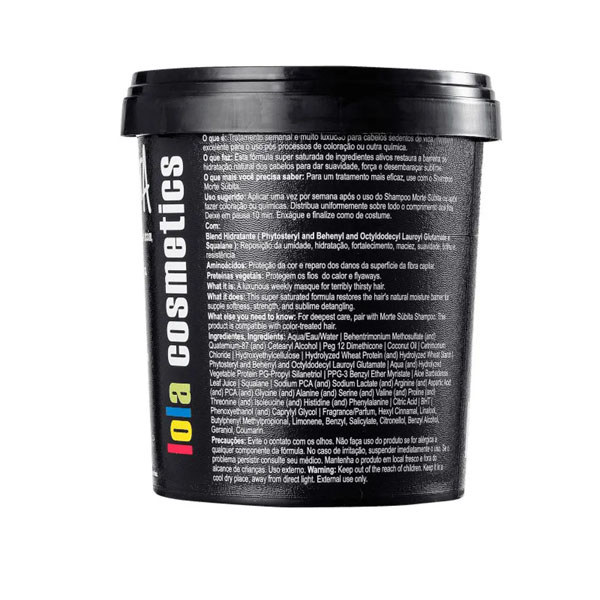 Máscara de Hidratação Lola Cosmetics Morte Subita 450g 1und · foto 2