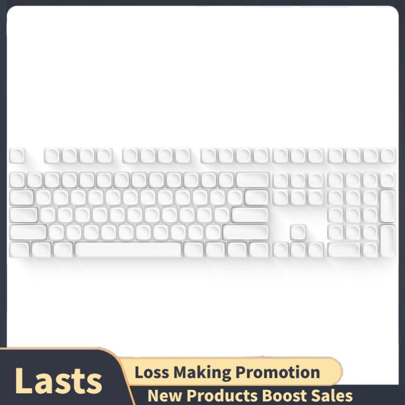 MOA Perfil Branco Em Keycaps Personalizado PBT Conjunto De Teclas De Sublimação De Tinta Para Teclado Mecânico MX 108