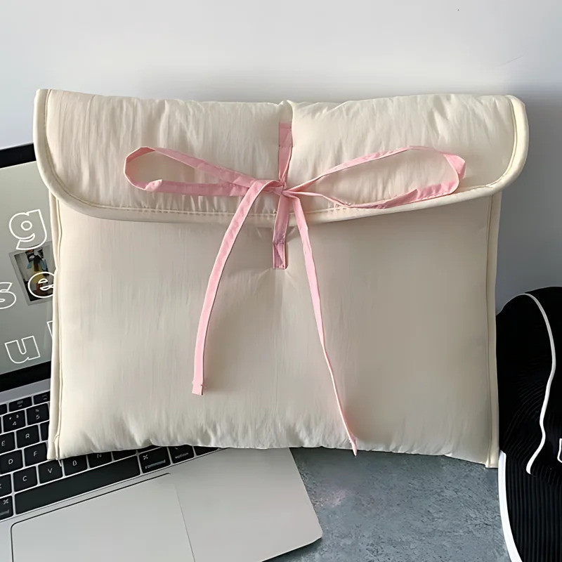 2 Peças de Capa Protetora para Tablet Estilo Ballet, Bolsa de Armazenamento para Laptop e Tablet de 11 a 13 Polegadas, C