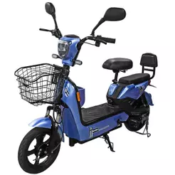 Moto Scooter Elétrica 500w 32km Sem CNH Autonomia 40Km Azul