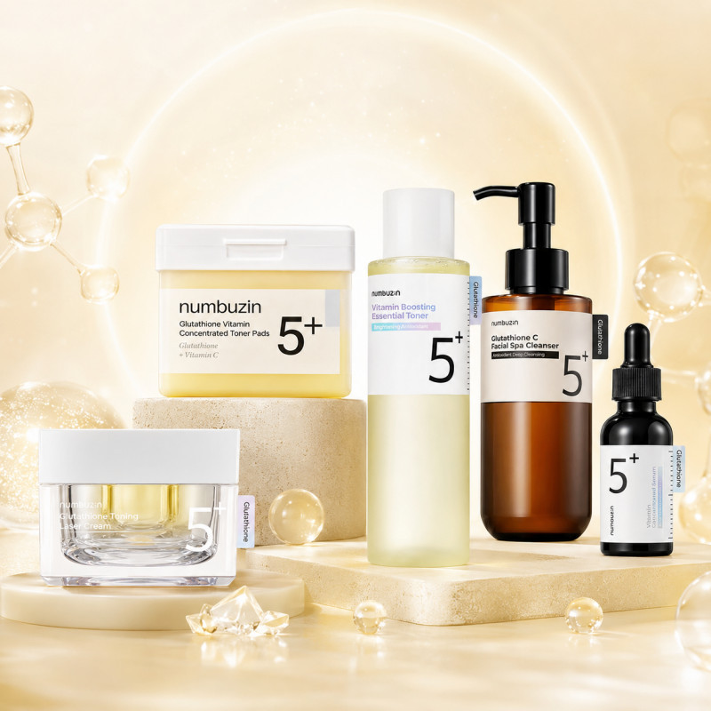 [numbuzin] Série C De Glutationa No . 5 | Aroma Massageando Limpador Profundo l Film Pad Toner Creme Laser Tonificante P