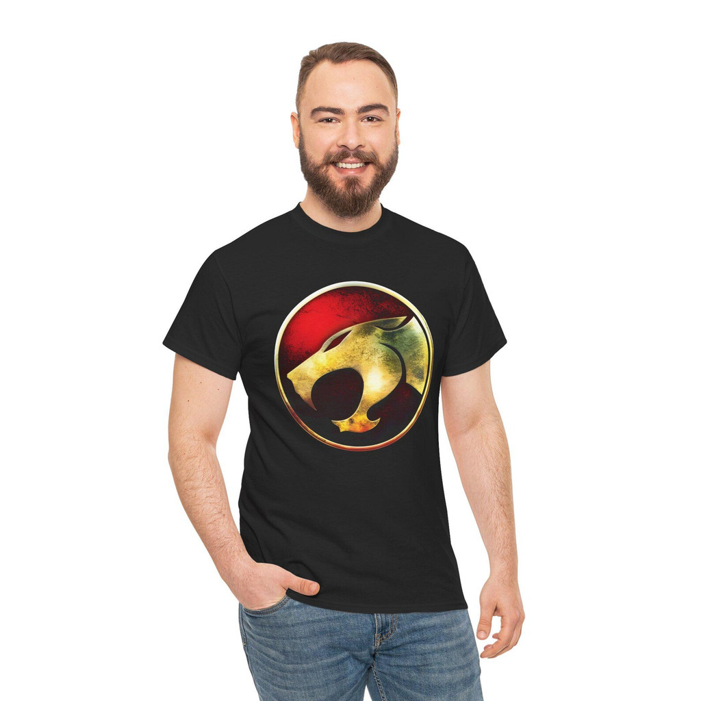 Detalhes do Camiseta Unissex Thundercats Série TV Anos 80 Retrô Anime Pantera Logo Confortável Estilosa Premium Casual