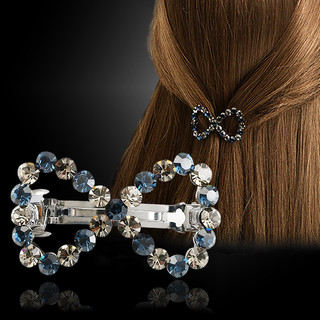 Acessórios de cabelo clipe de primavera strass oco clipe adulto enrolado cabelo cocar simples elegante grampo de cabelo 