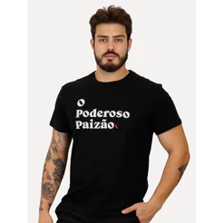 Camiseta Reserva Original Masculina Estampada Poderoso Paizão Preta