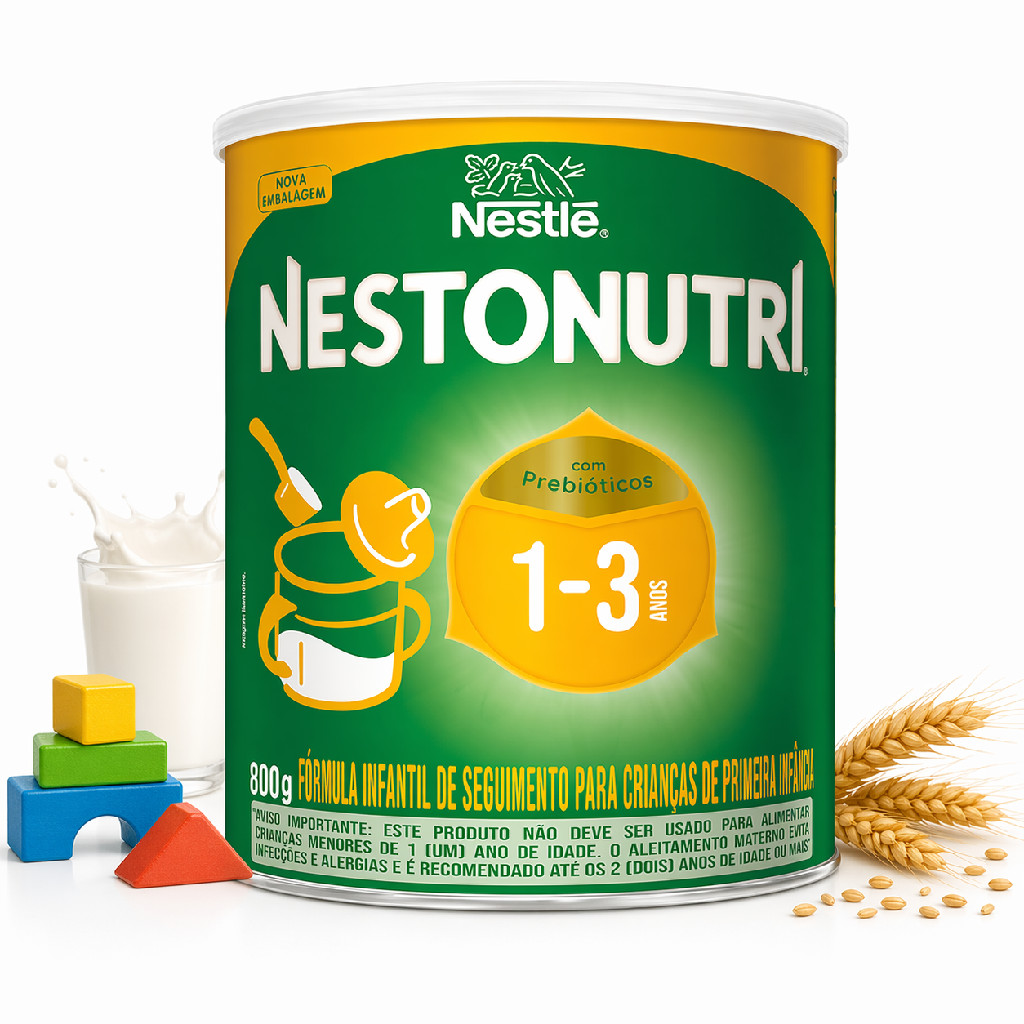Fórmula Infantil Nestonutri Nestlé 1 a 3 anos 800g