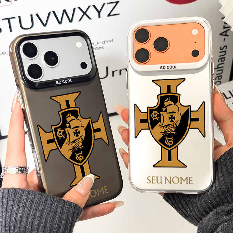 Capa de celular personalizada vasco para iphone 17 16 15 14 13 12 11 pro max 7 8 14 plus x xs max