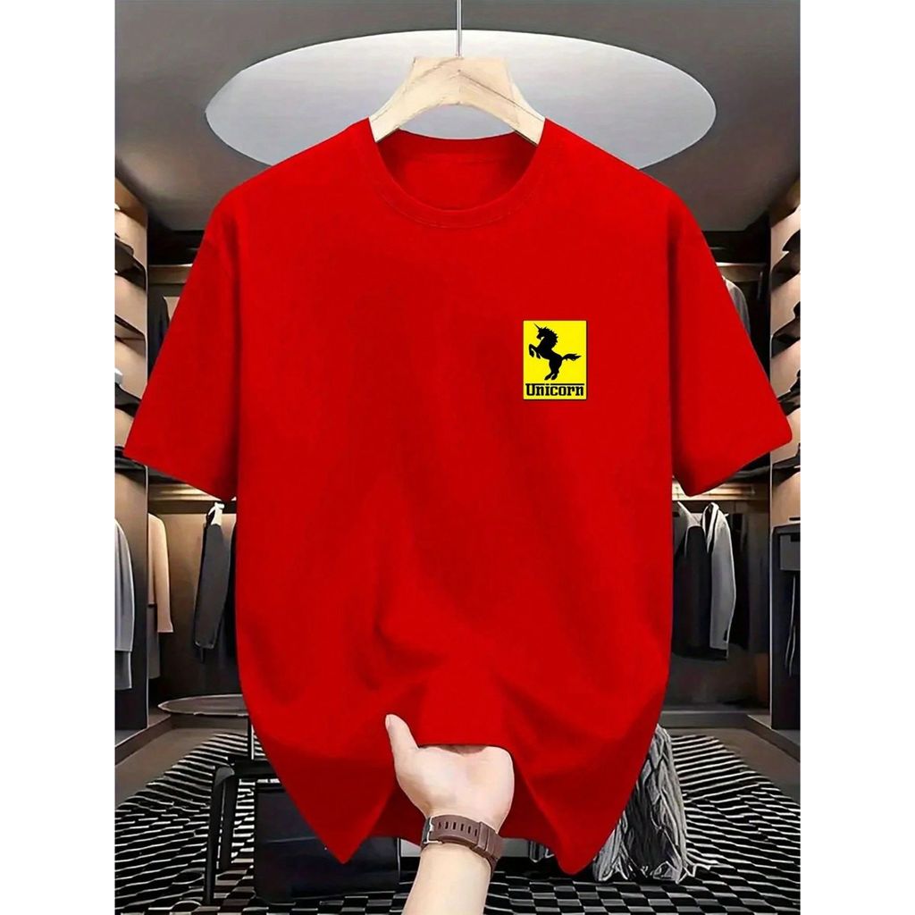 Camiseta Masculina Unicórnio Camisa Malha Premium Blusa Importada Algodao Premium