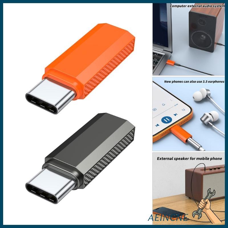 Adaptadores Placa Som Multifuncionais AEIN Type C Adequados Para Dispositivos Laptop