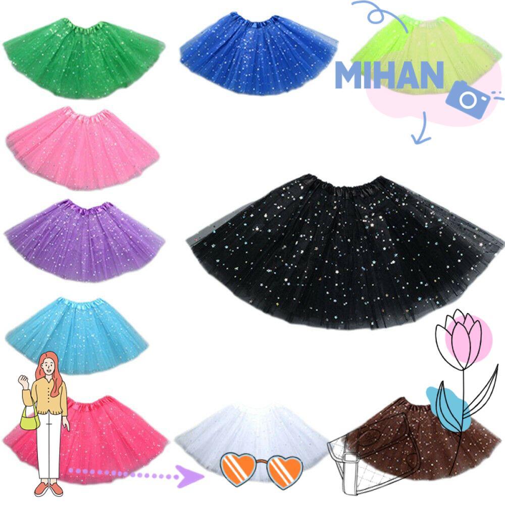 MH-BEAUTY Vestido Tutu 2-8 Anos Anágua Extravagante Balé Dança Princesa Meninas Crianças
