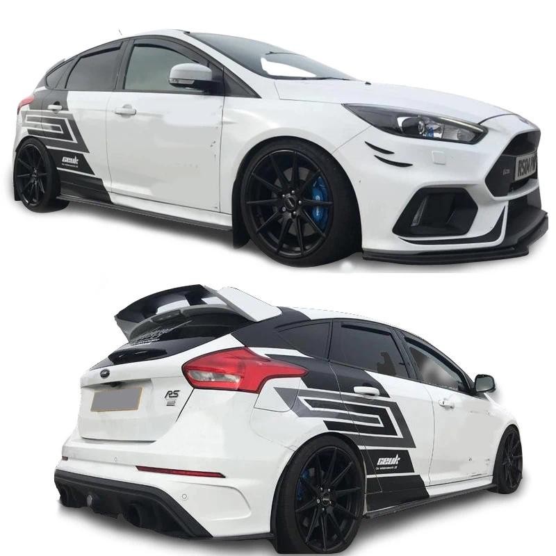 Adesivo De Letras Laterais Para Porta Esportiva Modificada , Acessórios De Decalque Gráfico De Vinil Ford Focus 2018