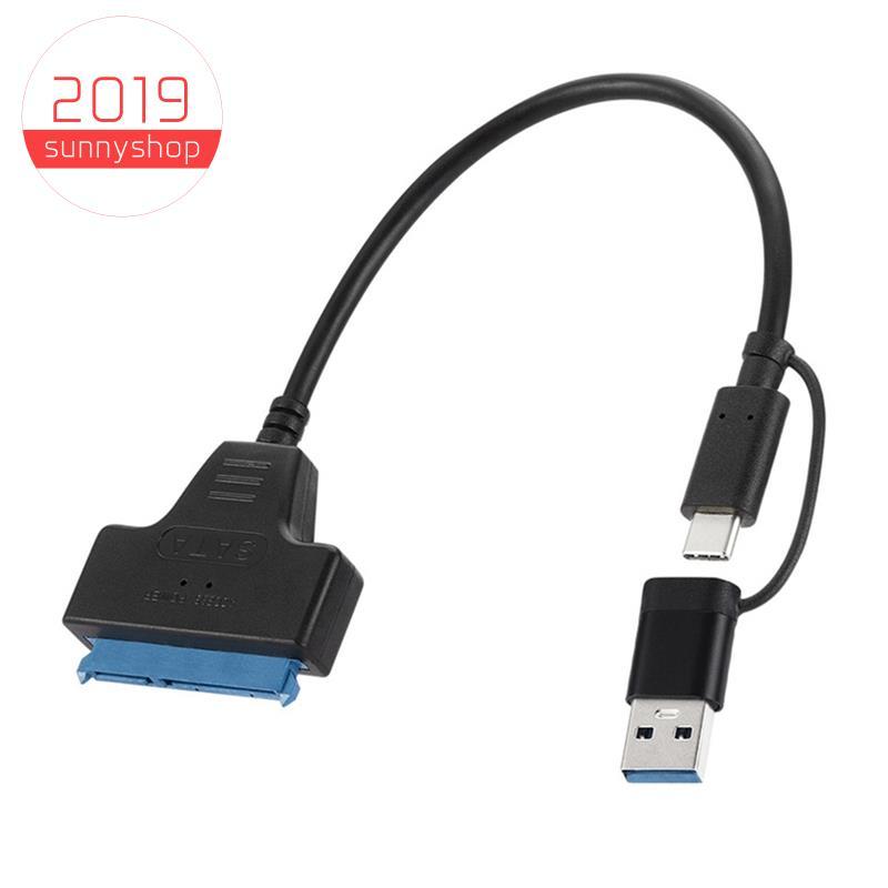 [Bestseller S] TypeC + USB 3.0 Para SATA Cabo Adaptador De Disco Rígido Conversor De Driver Móvel De 2,5/3,5 Polegadas