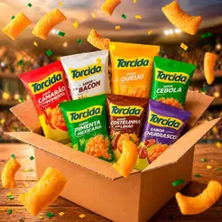 Kit Copa do Mundo 14 Salgadinhos Torcida Sortidos 60g - Snacks Variados