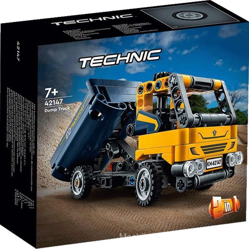 Compatível com o LEGO Supermercado 42147, Caminhão Basculante, Conjunto de Montagem Mecânica Educativa, Brinquedo de Blo