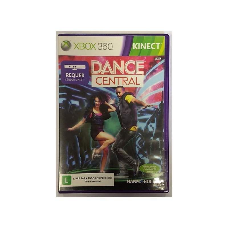 Jogo Dance Central - Xbox 360 - Usado - Original