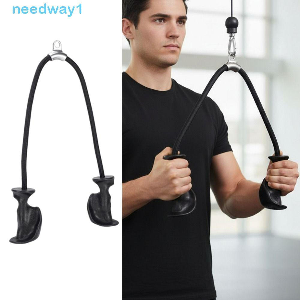 Corda De Tríceps NEEDWAY , Tração Fitness Com Alça Dupla Resistente , 360 ° De Pórtico De Rotação