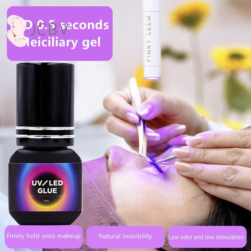 [JCBV] 1 Pcs 3/5ml UV LED Lâmpada Qui Secagem Cílios Cola Iluminador 1S De Cura Rápida Profissional Ferramenta De Maquia