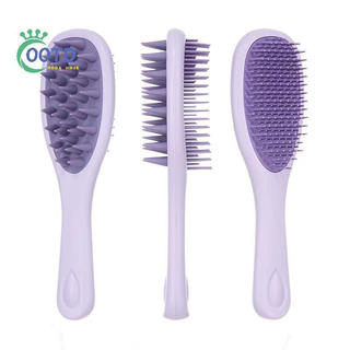 Moda Hoje 2 Em 1 Shampoo E Escova Dupla Face De Cabo Longo Silicone Couro Cabeludo Massagem Lavagem De Cabelo Massageado