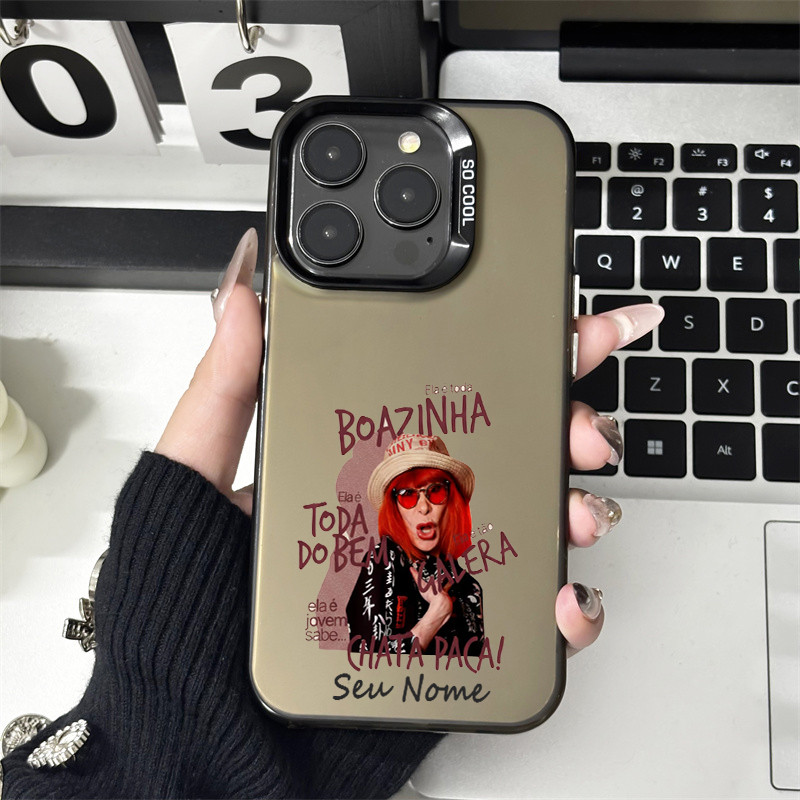 Capinha de personalizado Fãs de Rita Lee para iPhone 11 13 x xr xs max 12 14 15 16 pro max 7 15 Plus capa anti impacto