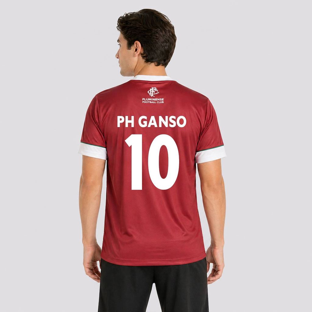 Camisa Fluminense Chiado Grená 10 Ganso