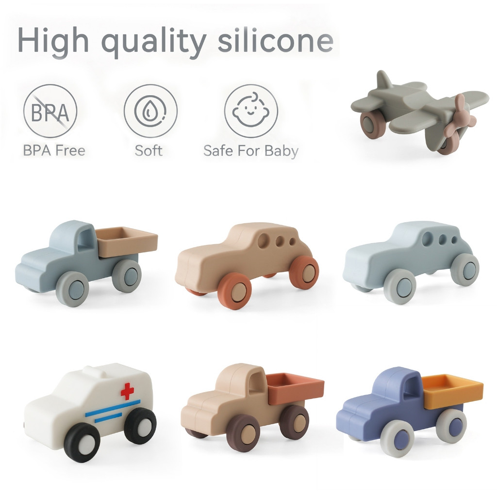 Brinquedo Infantil: Miniatura de Carro de Simulação, Brinquedo de Dentição, Brinquedo Educacional para Desenvolvimento C