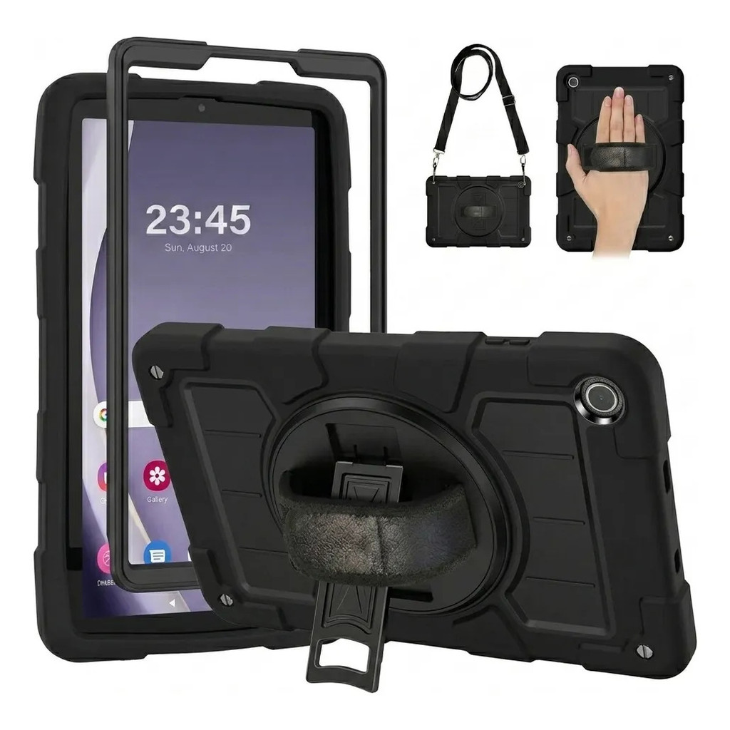 Capa Á Prova De Queda 3 Em 1 Para Galaxy Tab A9 8.7pol