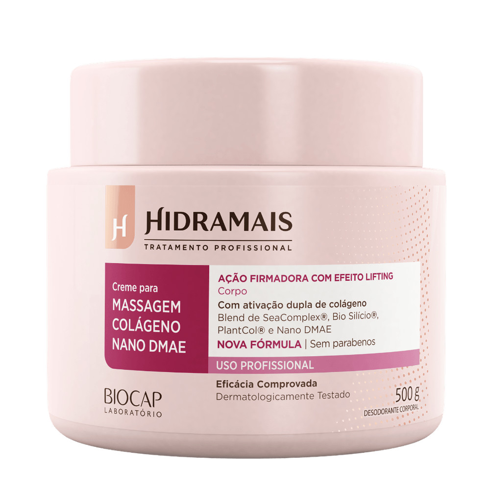 Imagem Creme Para Massagem Colágeno Nano Dmae 500g