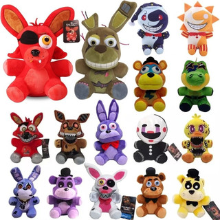 TIMEKEY Cinco Noites No Freddy Fnaf Brinquedos De Pelúcia Fofinhos Jogo Doll 18 CM Bonnie Bear Foxy Cartoon Bonecas Rech
