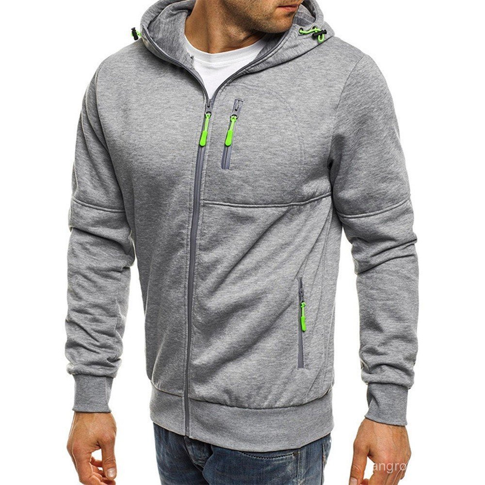 Comércio exterior Cross-Border novo estilo cor sólida masculino quatro estações esportes Fitness lazer Jacquard moletom 