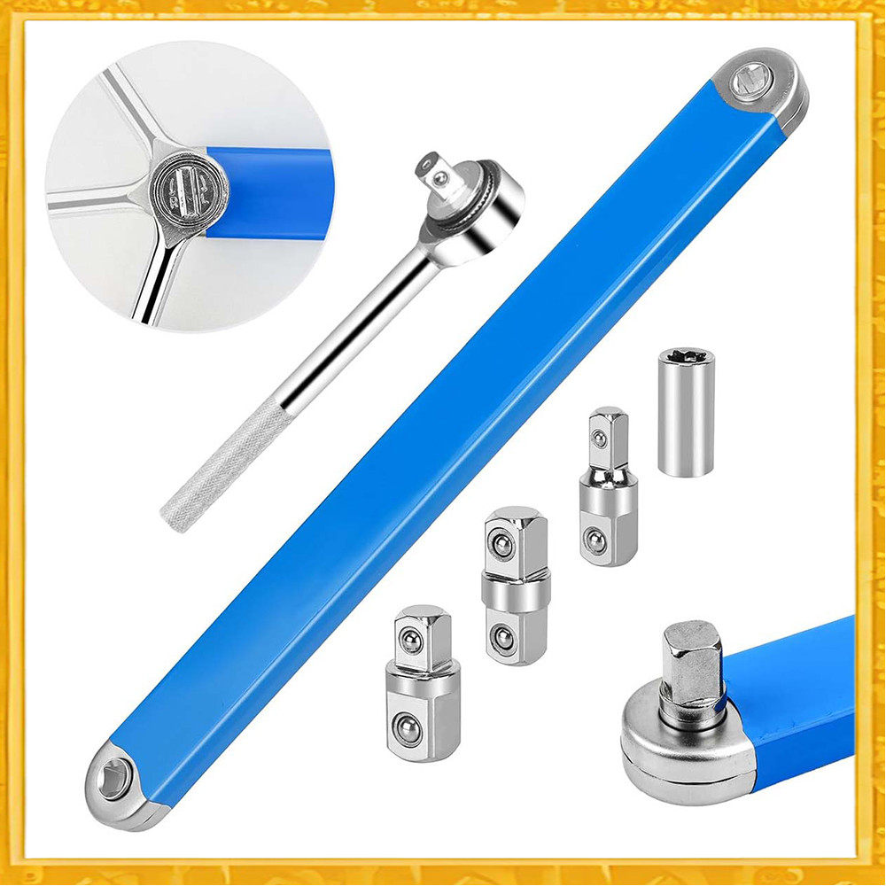 Conjunto de 6 peças de chave de extensão Off-line No. 45 aço azul prata cor correspondente ferramenta especial de reparo