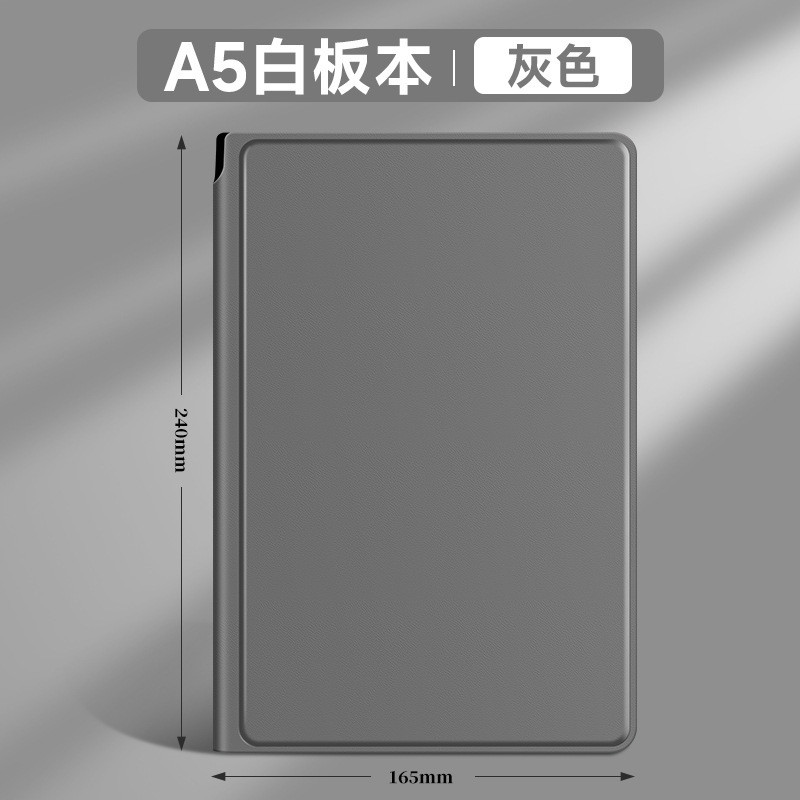Caderno portátil com quadro branco apagável A5, pequeno quadro branco de mesa, bloco de anotações, quadro de mensagens,