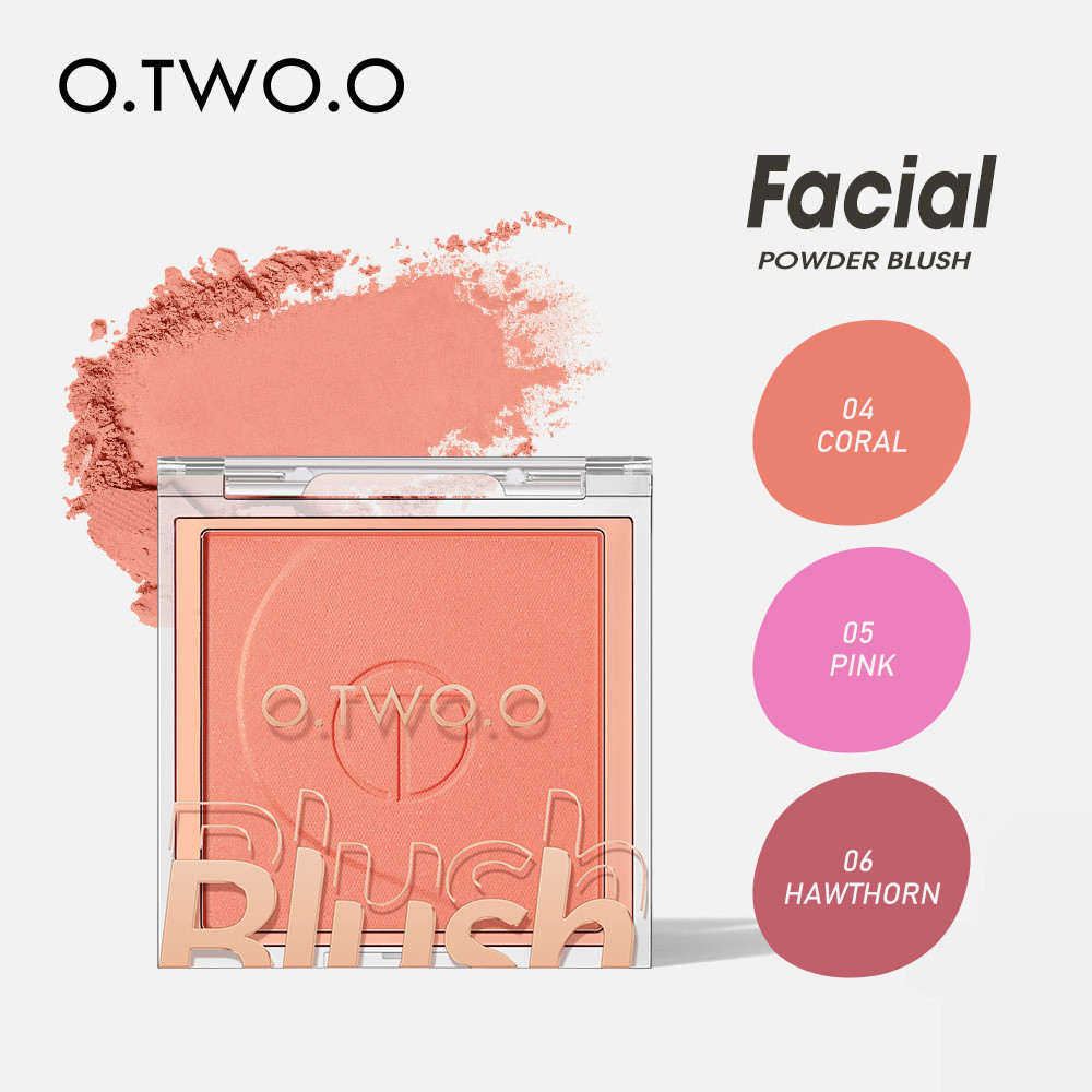 O.TWO.O Blush Rejuvenescedor Sedoso Novo Estilo Monocromático Reparador Blush Melhora a Tez Rouge Maquiagem
