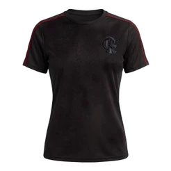 Camisa Flamengo Feminina Energy Preta Licenciada