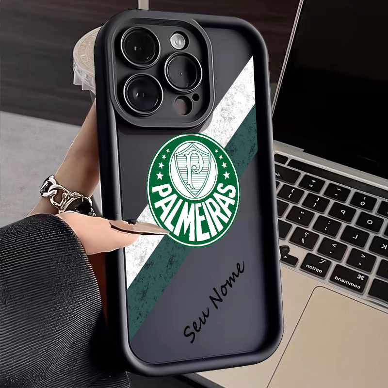 Capinha celular personalizado Escudo do Palmeiras para iPhone 13 11 16 14 pro max 15 plus Capa silicone