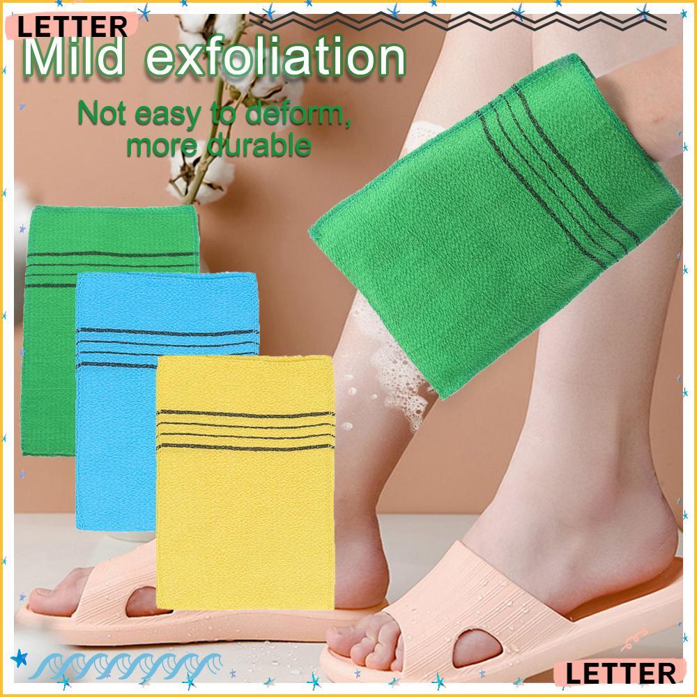 Carta 1/3/5/10 Pçs Toalha De Banho Esfoliante Pele Lisa Durável Limpador Portátil Fibra Viscose Pano