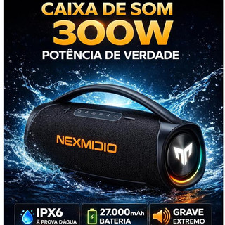 🎶 Som Potente: 61% Off na Caixa Bluetooth!